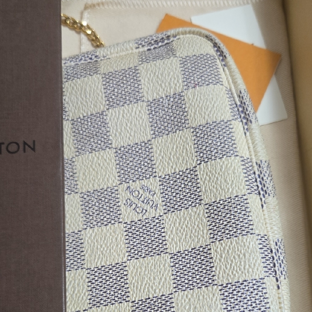 Louis Vuitton Mini Azur PM Pochette with Signature Style. - Picture 10 of 14